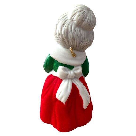 Jasco Winter Wonderland Santa & Mrs Claus Christmas Bell Figurines Set 4.5" - Picture 8 of 10